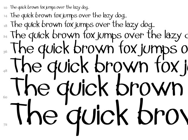 In Secret i Love You font waterfall